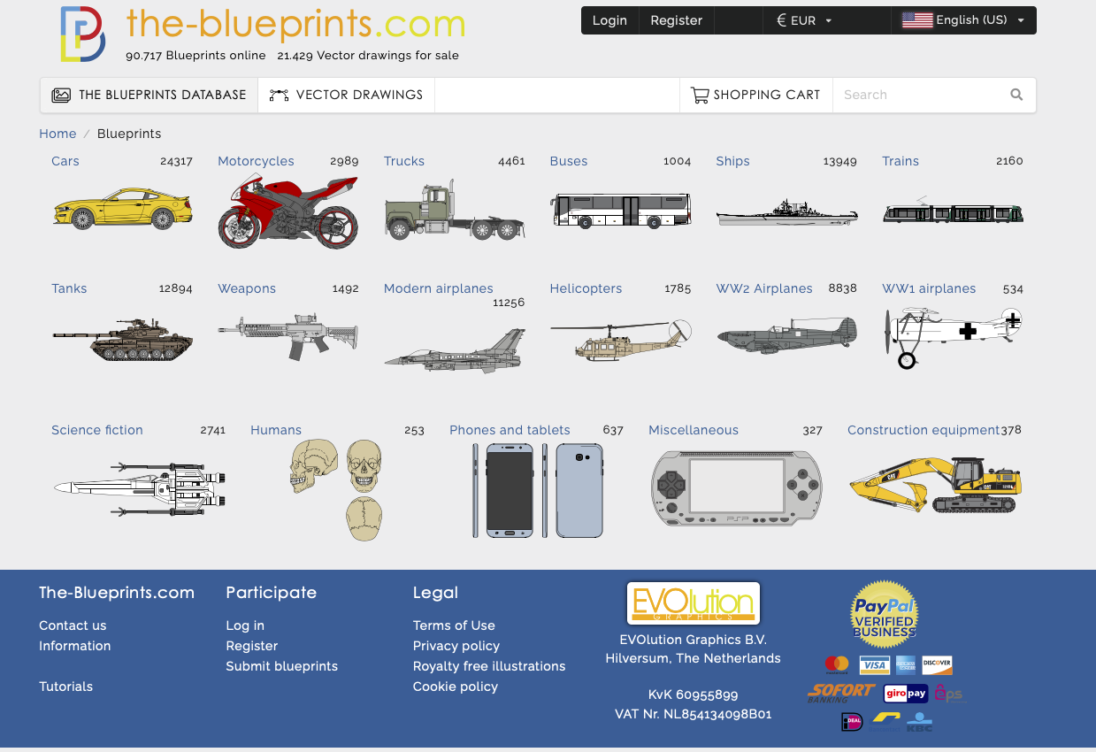 find free blueprints at the-blueprints.com