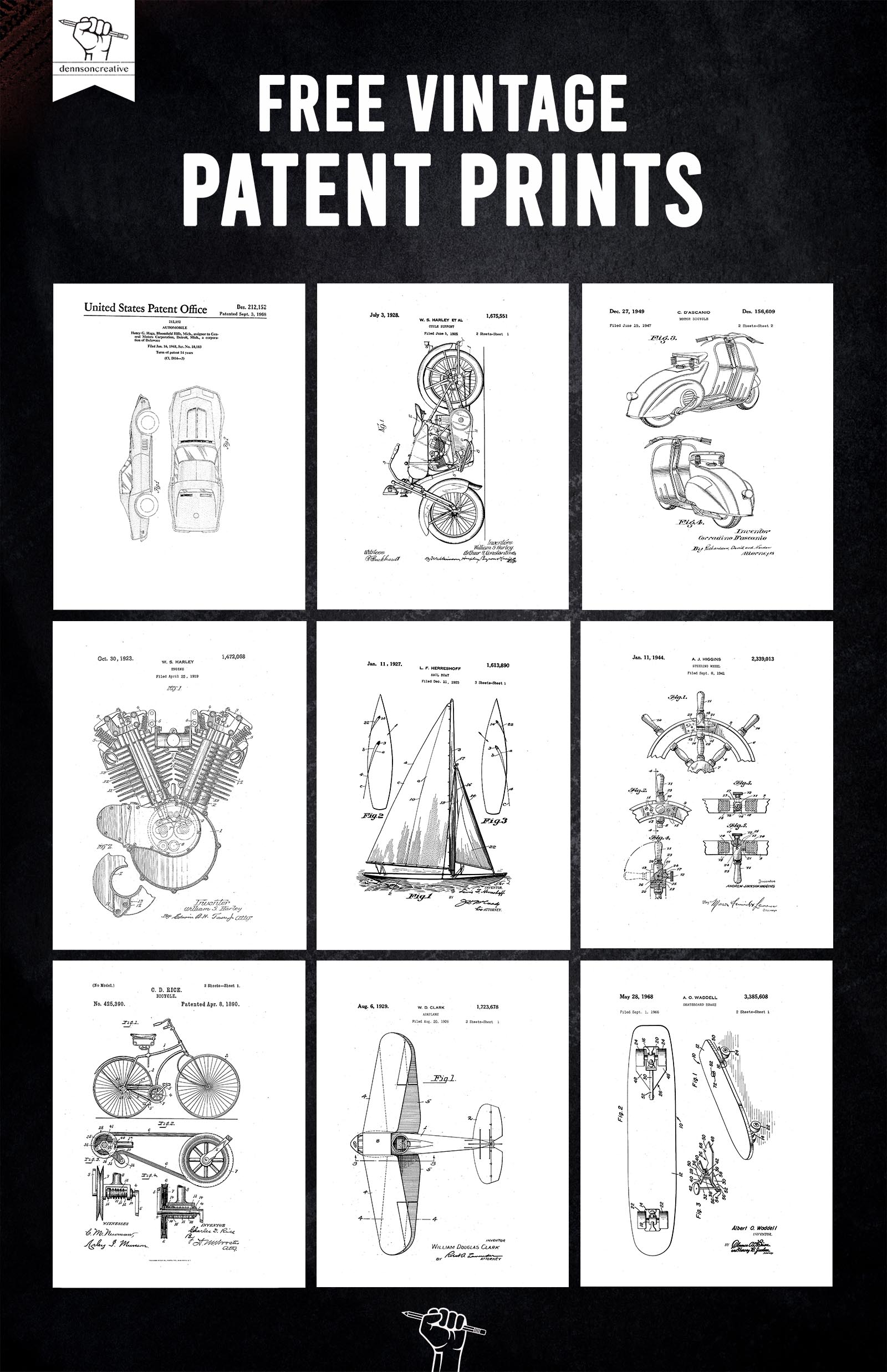 original patent drawings free download