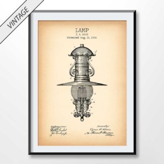 vintage lamp patent