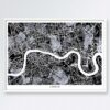 London Black And White Map