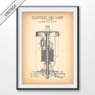 electric arc lamp patent