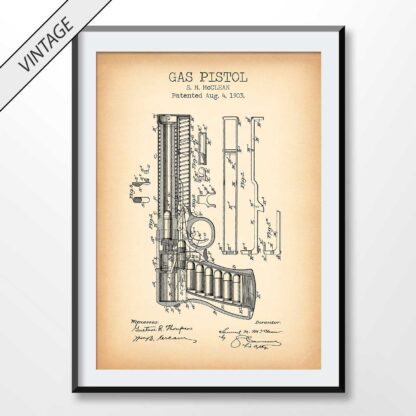 Gas Pistol Patent