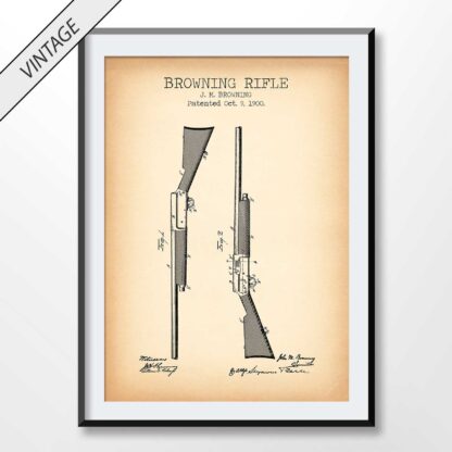 Browning Rifle Patent