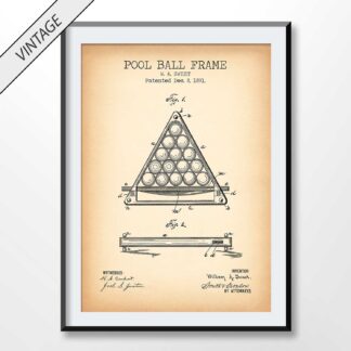 Pool Ball Frame Patent