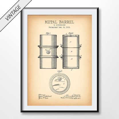 Metal Barrel Patent