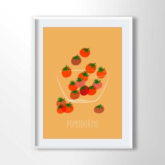 Cherry Tomato Illustration