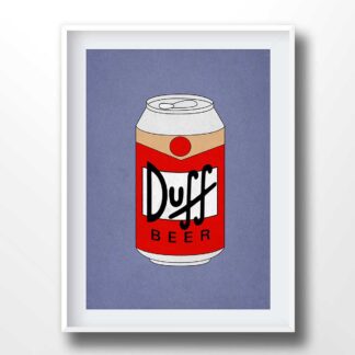 Duff Beer Illustration
