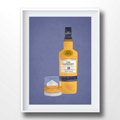 Whiskey Bottle Illustration