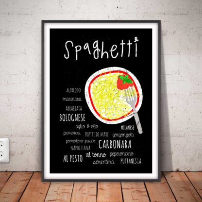 Spaghetti Illustration