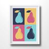 Pear Pop Art Illustration