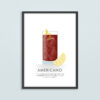 Americano Cocktail Illustration