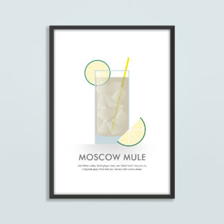 Moscow Mule Cocktail Illustration