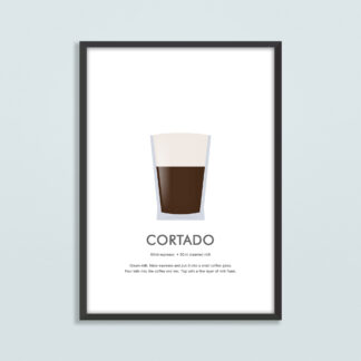 Cafe Cortado Illustration