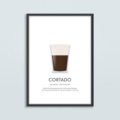 Cafe Cortado Illustration