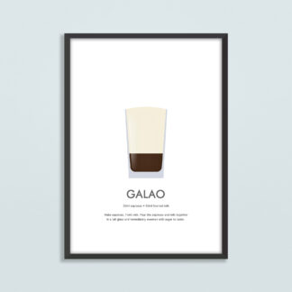 Cafe Galao Illustration