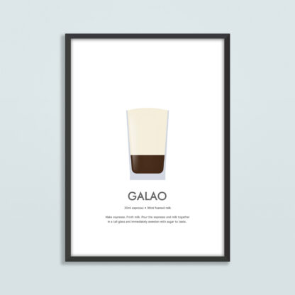 Cafe Galao Illustration