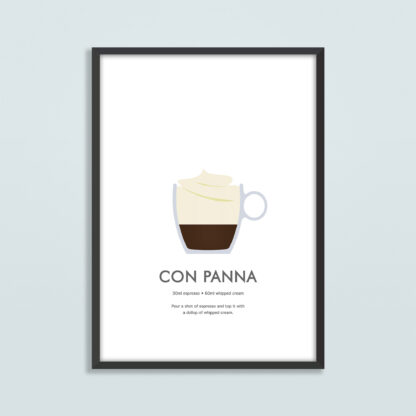 Cafe Con Panna Illustration