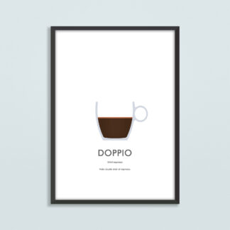 Cafe Doppio Illustration