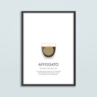 Cafe Afogatto Illustration