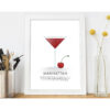 Manhattan Cocktail Illustration - Image 3