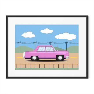 Simpson's Car Illustration