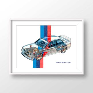 BMW E30 M3 Illustration