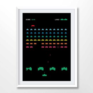 Space Invaders Poster