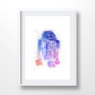 R2-D2 Watercolor Illustration