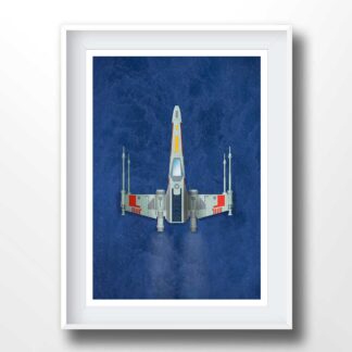 X-Wing Fighter Illustration