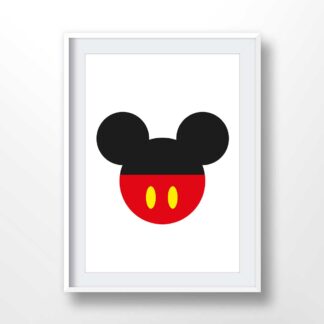 Mickey Mouse Minimalist Art