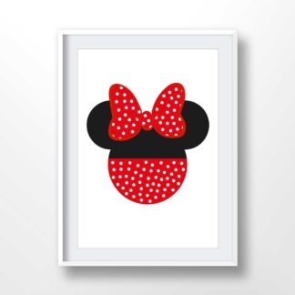 Minnie Mouse Minimalist Art