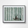 Deer Family Illustration