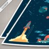 Space Scene Illustration - Image 10