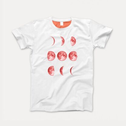 Red Moon Phases PNG