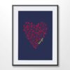 Arrow Heart Red