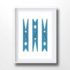 Blue Clothespins